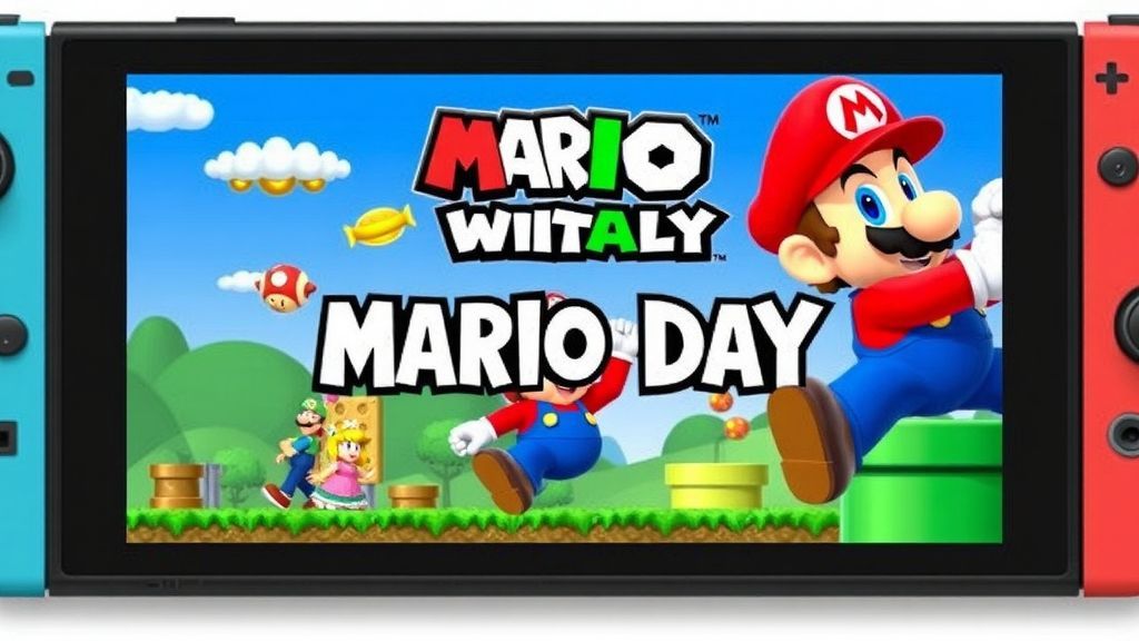 任天堂马力欧日大促开启！多款Switch游戏迎来史低折扣