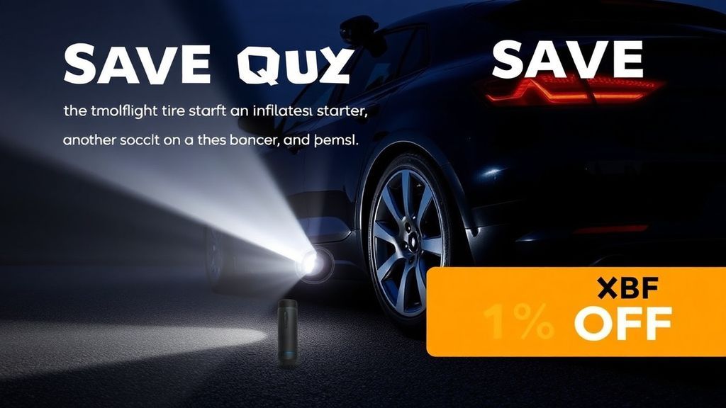 极速秒杀！沃尔沃斯四合一应急神器限时半价，车载必备竟能如此小巧